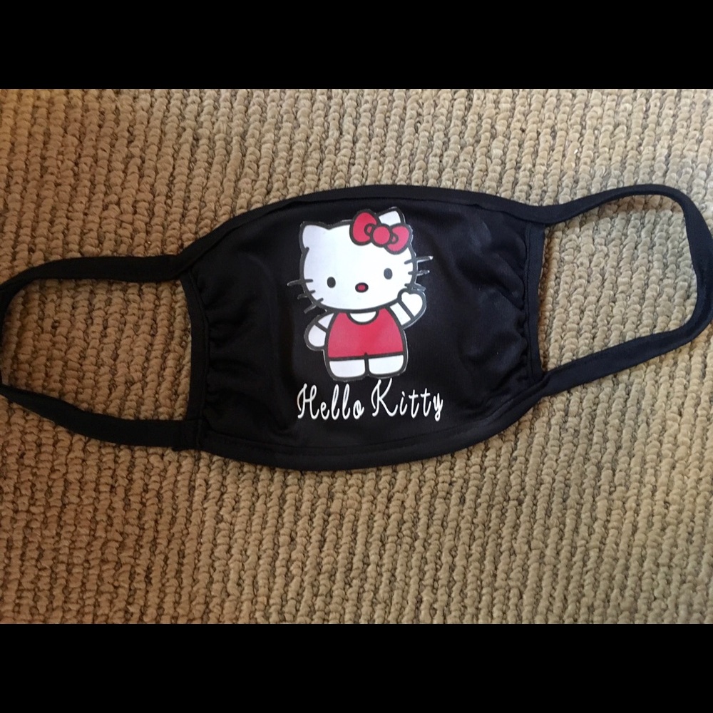 Hello kitty face mask adult
